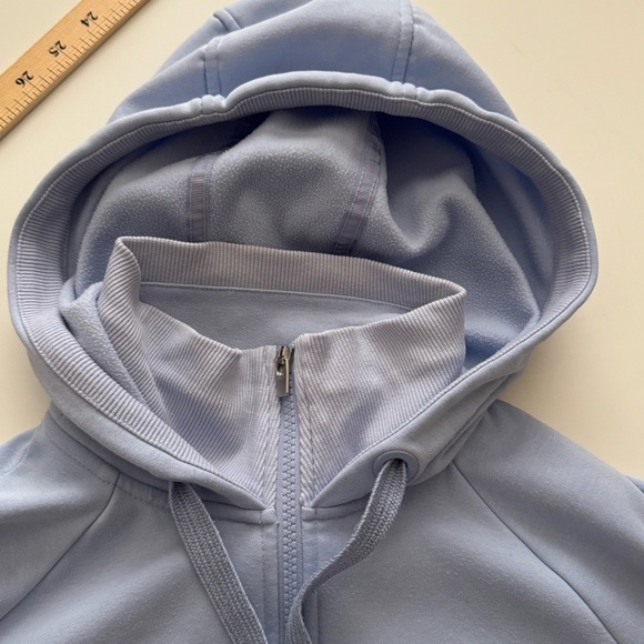 Athleta Triumph Full Zip Hoodie Thumbholes Stretch High Neck Women’s size XS - Picture 9 of 13